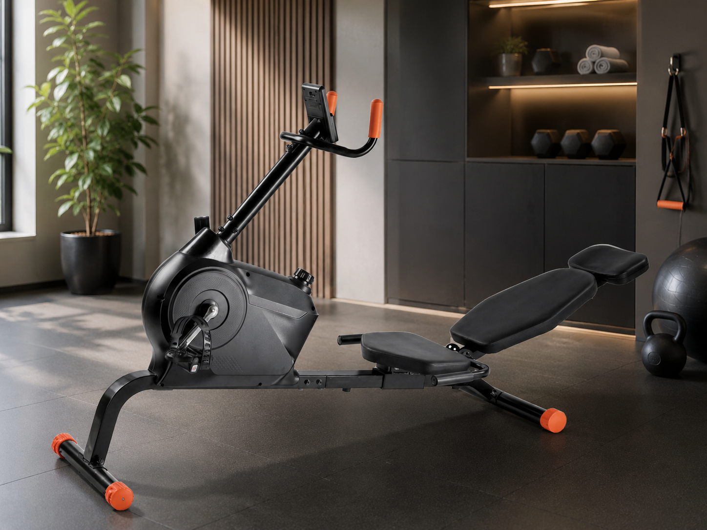 Rider training on the Skybike CoreRide machine
